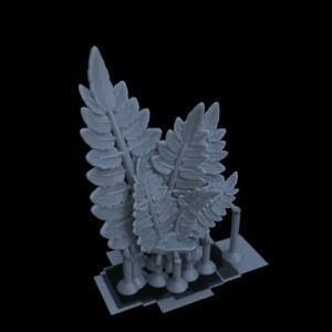 10 FERN PLANTS FOR TERRAIN DIORAMA TABLETOP 1-35 3D print model_18