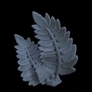 10 FERN PLANTS FOR TERRAIN DIORAMA TABLETOP 1-35 3D print model_5