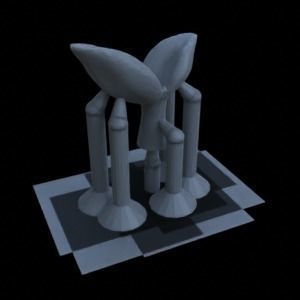 10 PEPPEROMIA PLANTS FOR TERRAIN DIORAMA TABLETOP 1-35 3D print model_18