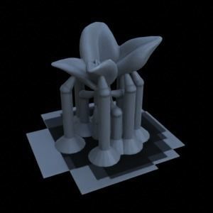 10 PEPPEROMIA PLANTS FOR TERRAIN DIORAMA TABLETOP 1-35 3D print model_12