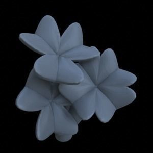 8 OXALIS CLOVER PLANTS FOR TERRAIN DIORAMA TABLETOP 1-35 3D print model_3