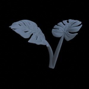 6 MONSTERA PLANTS FOR TERRAIN DIORAMA TABLETOP 1-35 3D print model_8