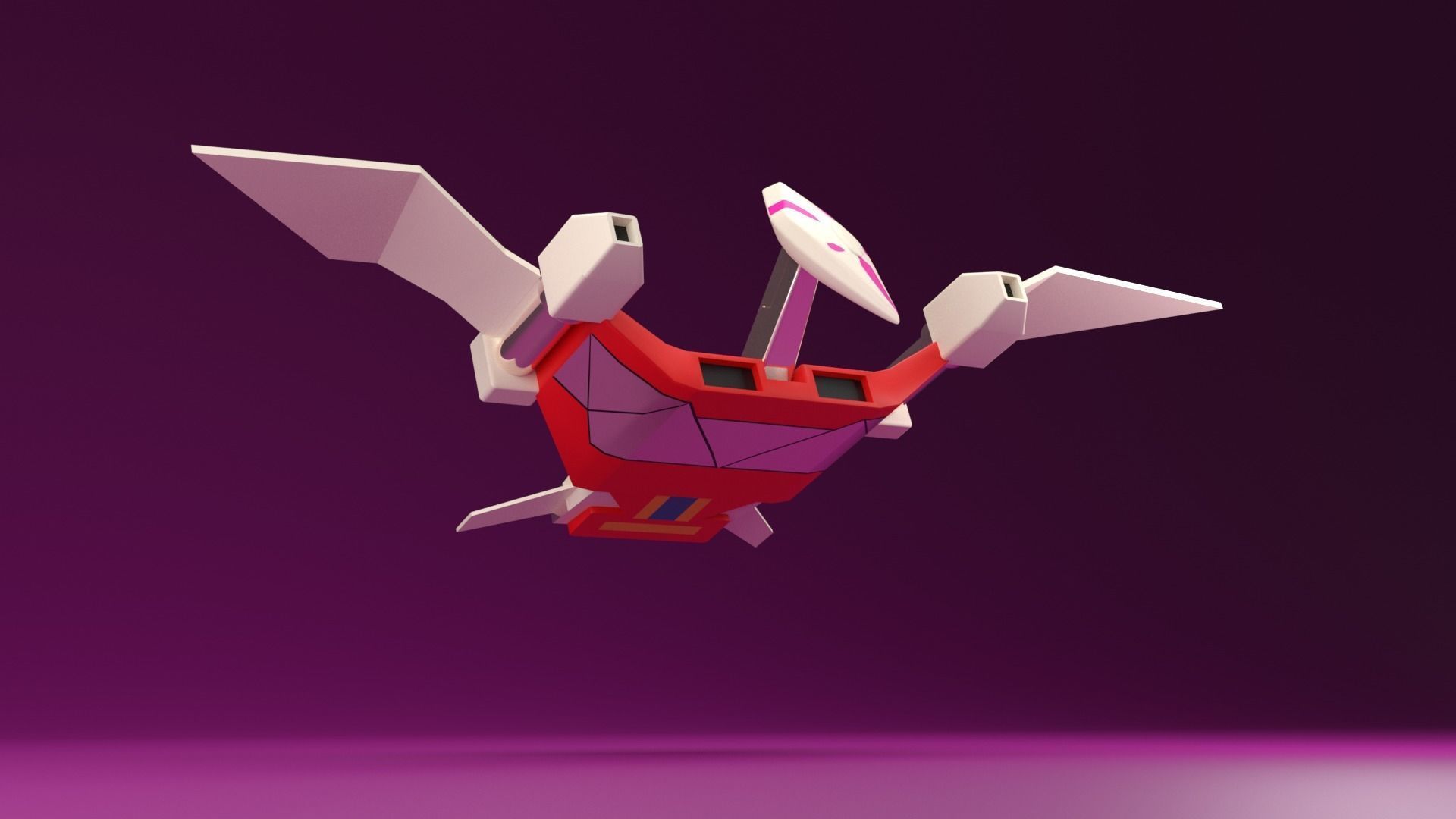 Pterodactyl Dinozord - Power Ranger 3D model_1