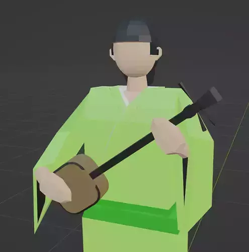 OKINAWA-Sanshin-JAPAN japanese musician