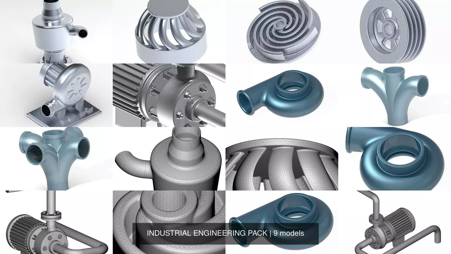 INDUSTRIAL ENGINEERING PACK 3D Model Collection_0
