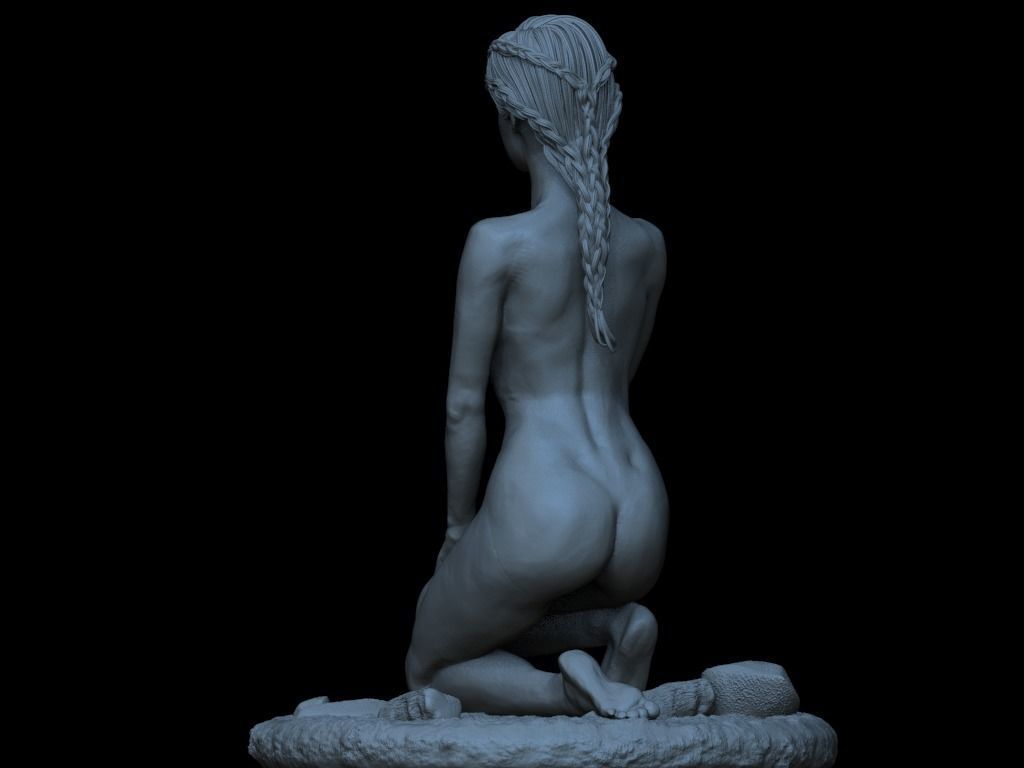 Daenerys Targaryen NSFW 3D PRINT 3D print model_7