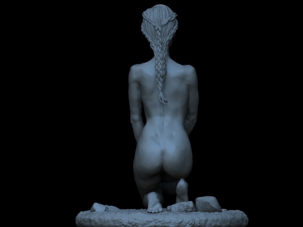 Daenerys Targaryen NSFW 3D PRINT 3D print model_8
