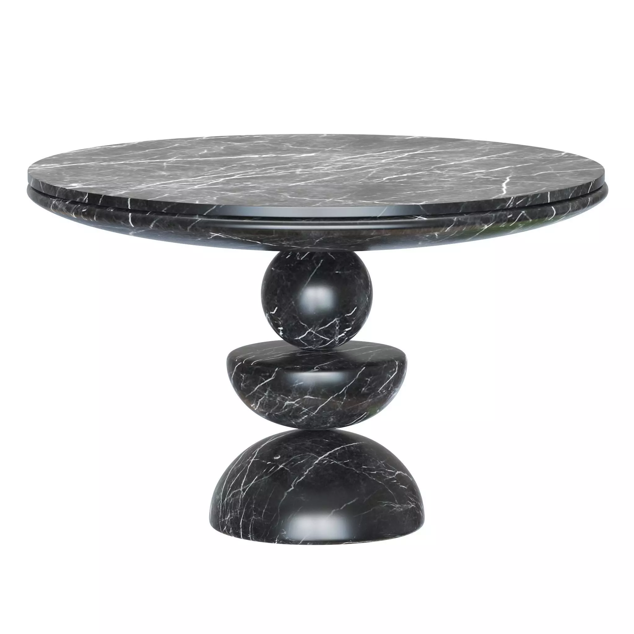 Dining Table no2- Marble Table 3D model