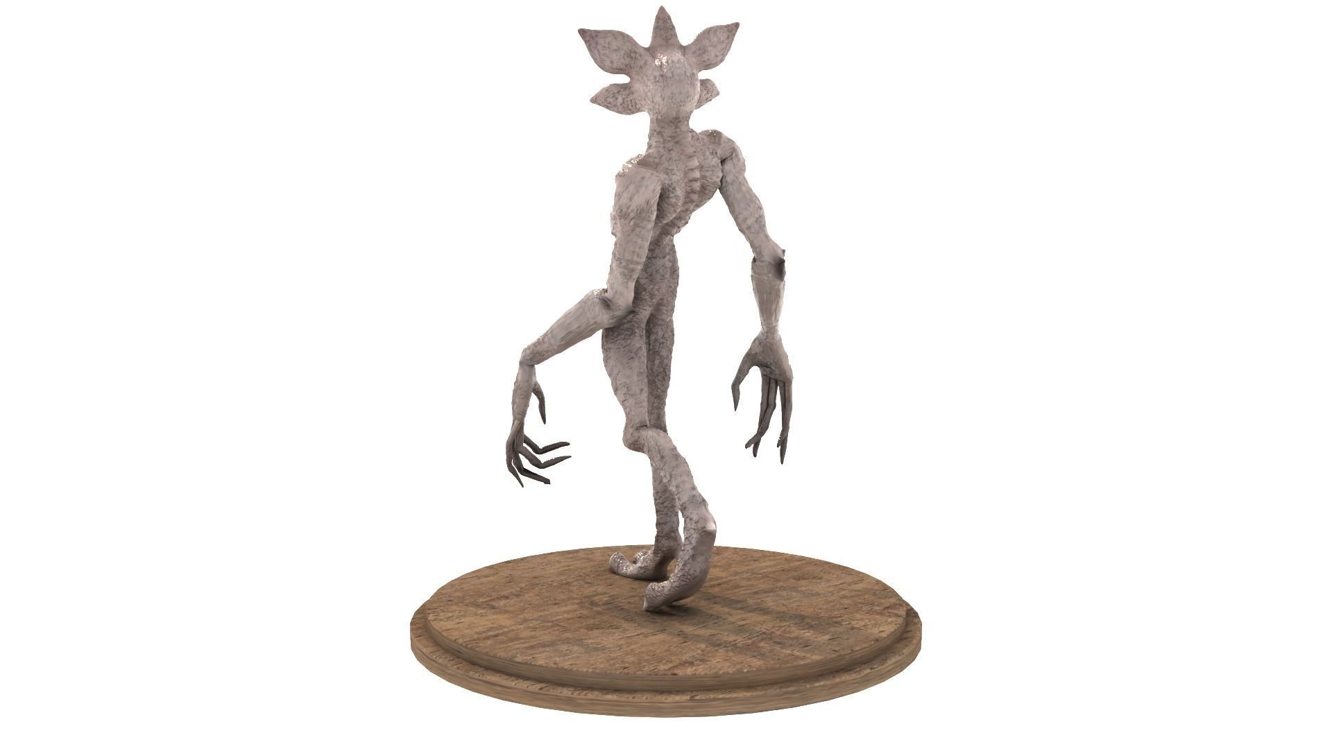 Stranger thing demogorgon 3d model rigged Low-poly 3D model_3