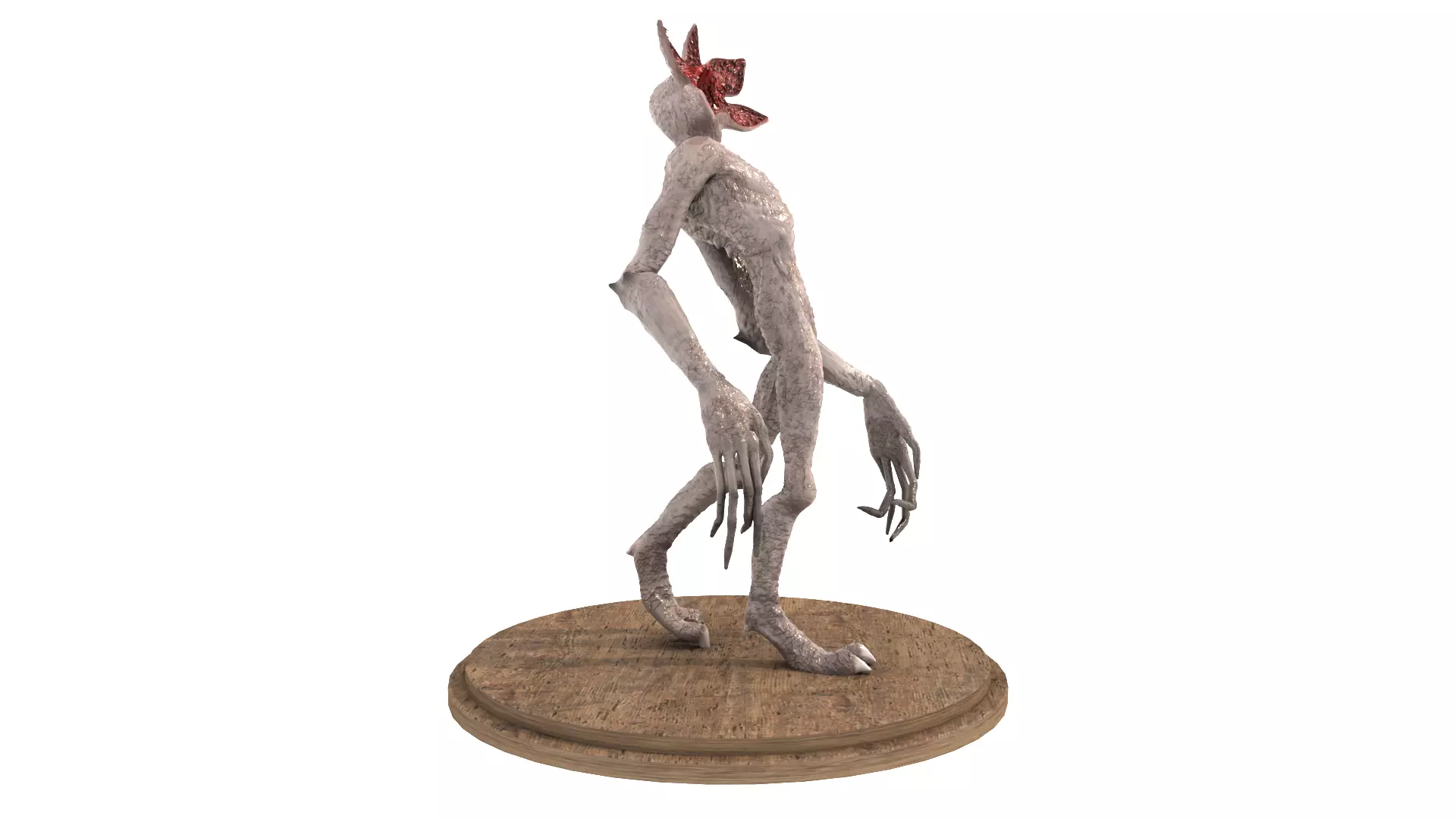 Stranger thing demogorgon 3d model rigged Low-poly 3D model_0