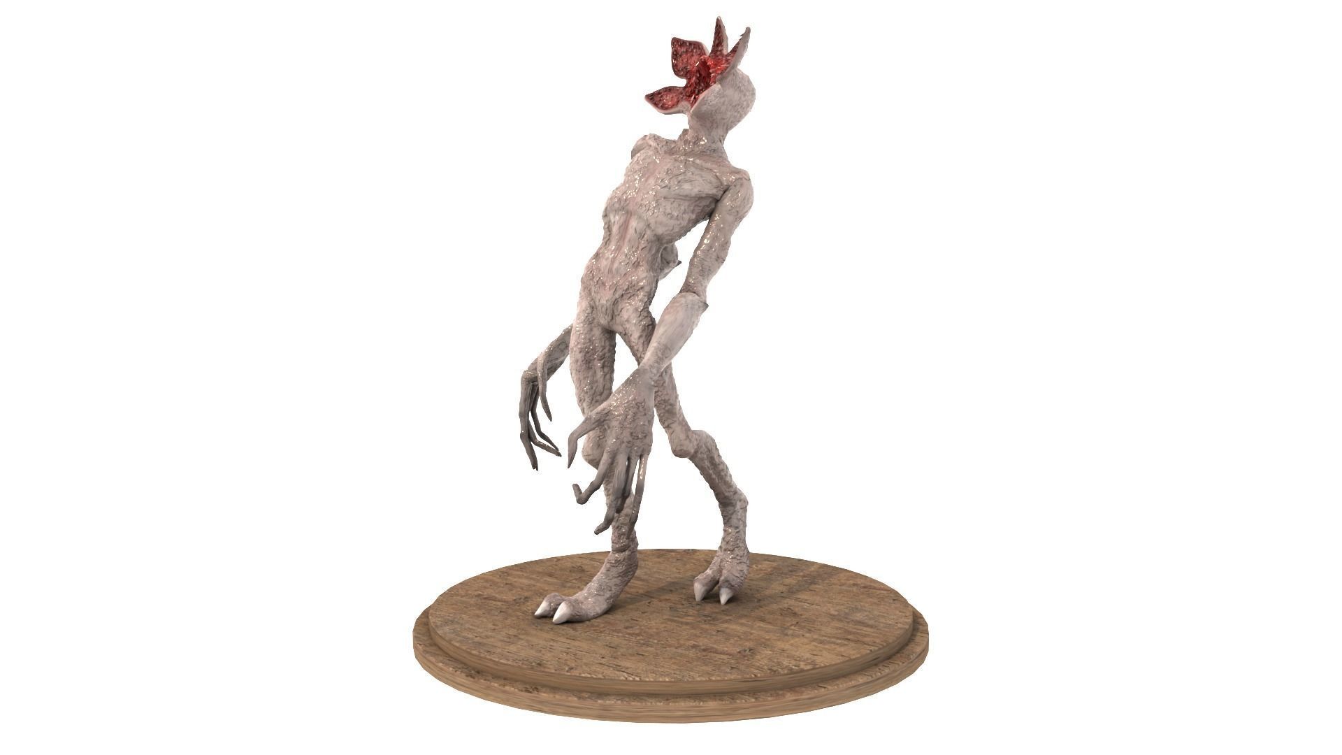 Stranger thing demogorgon 3d model rigged Low-poly 3D model_4