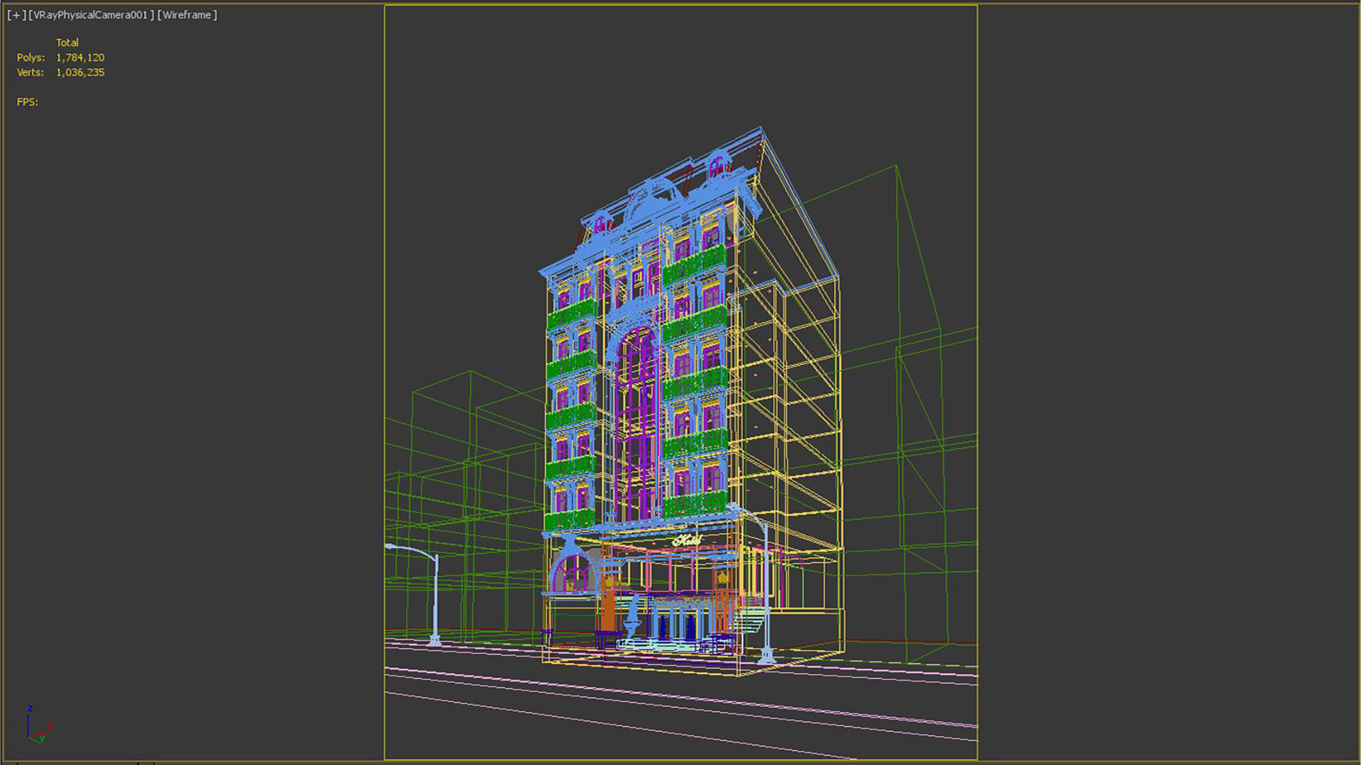 Classic house 05 3D model_7