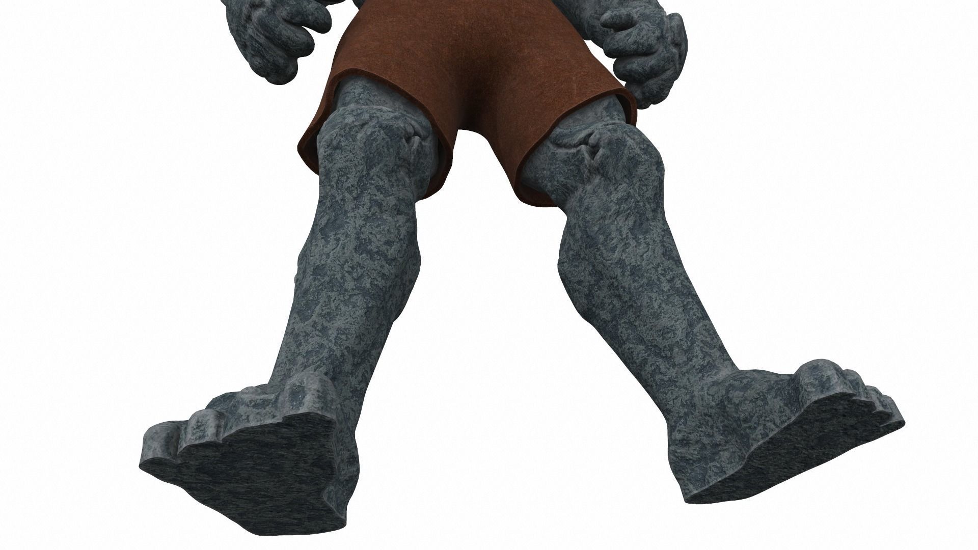 Korg kronan base - stone warrior from comics 3D model_13