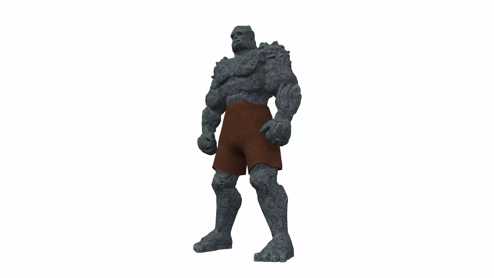 Korg kronan base - stone warrior from comics 3D model_0