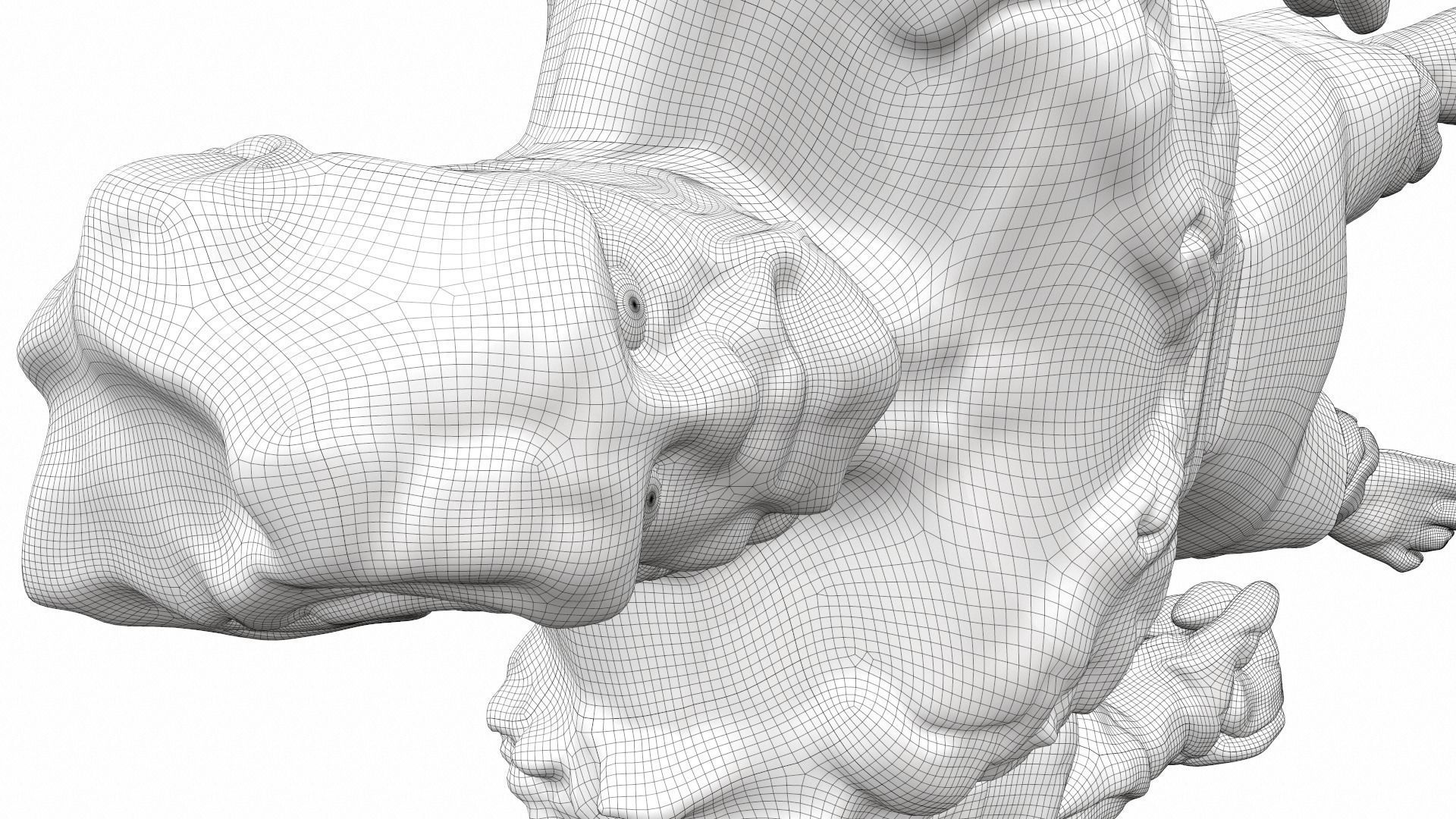 Korg kronan base - stone warrior from comics 3D model_19