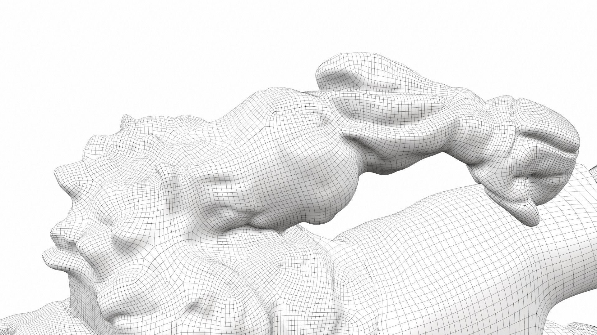 Korg kronan base - stone warrior from comics 3D model_21