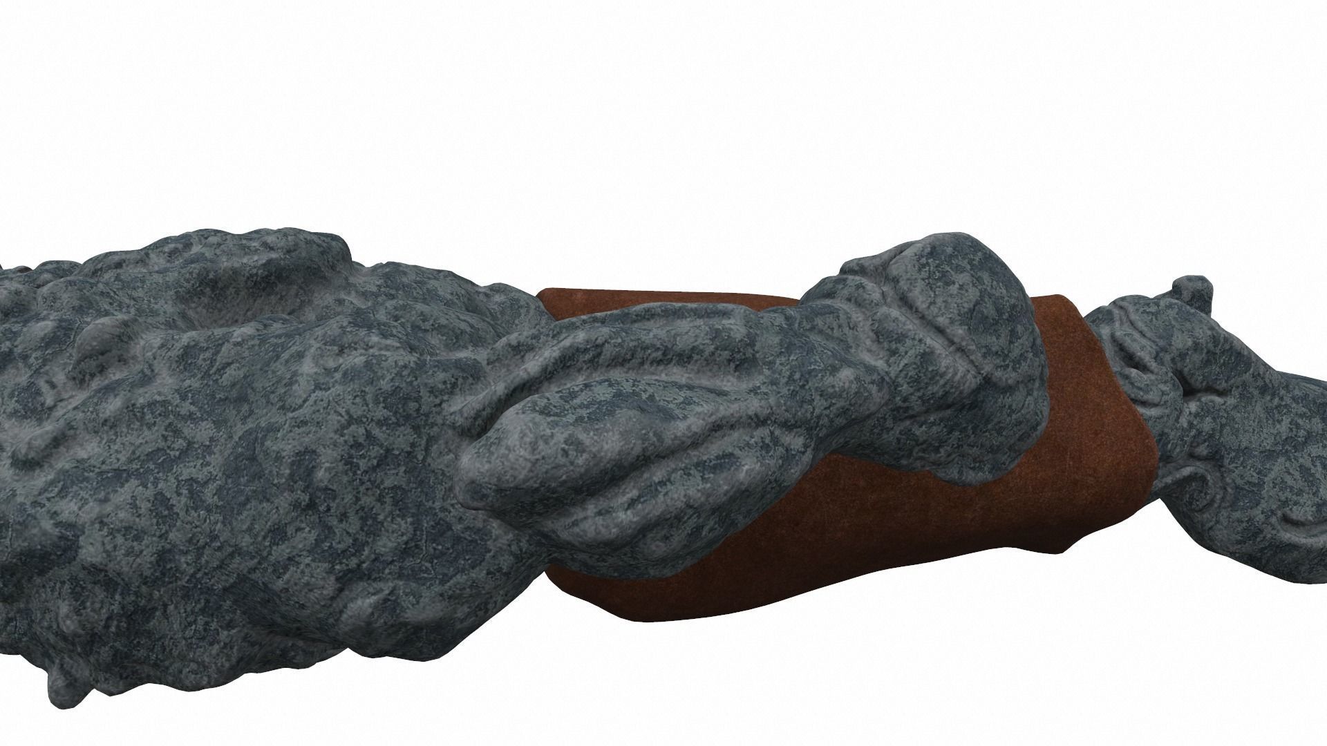 Korg kronan base - stone warrior from comics 3D model_14