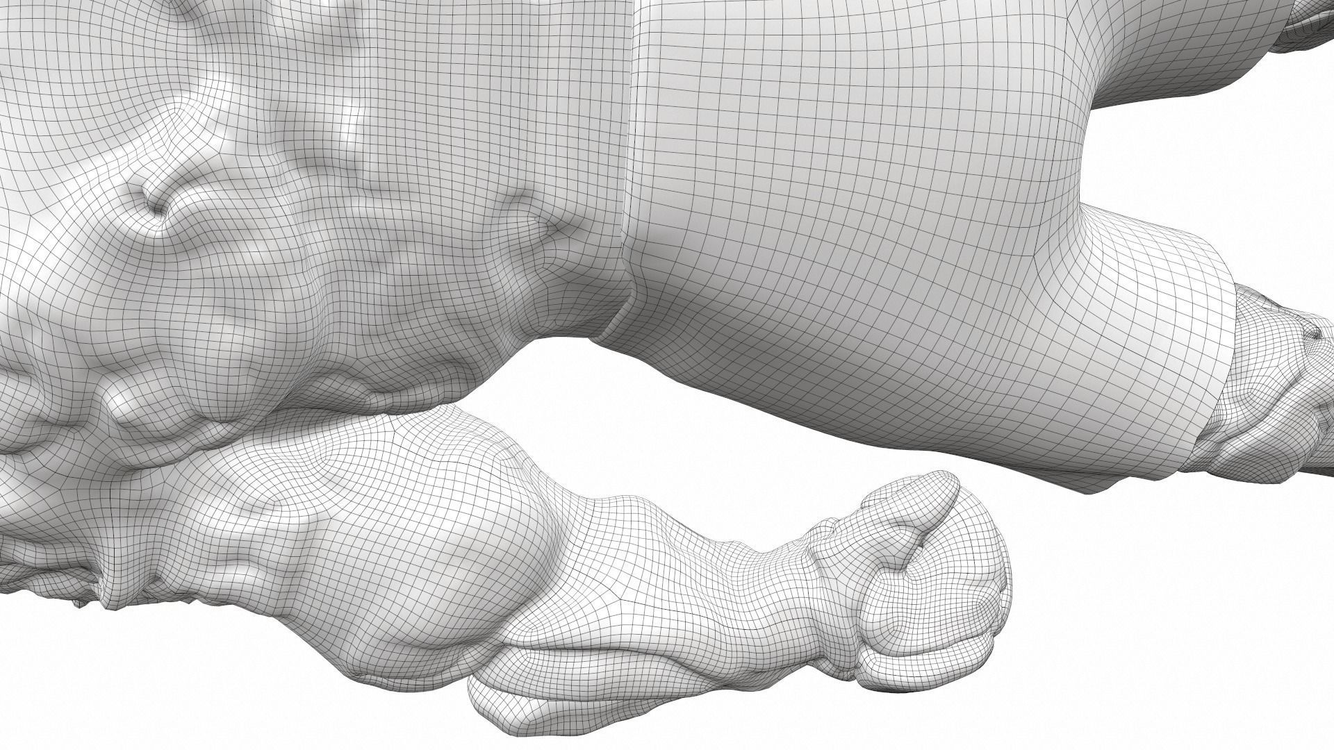 Korg kronan base - stone warrior from comics 3D model_20