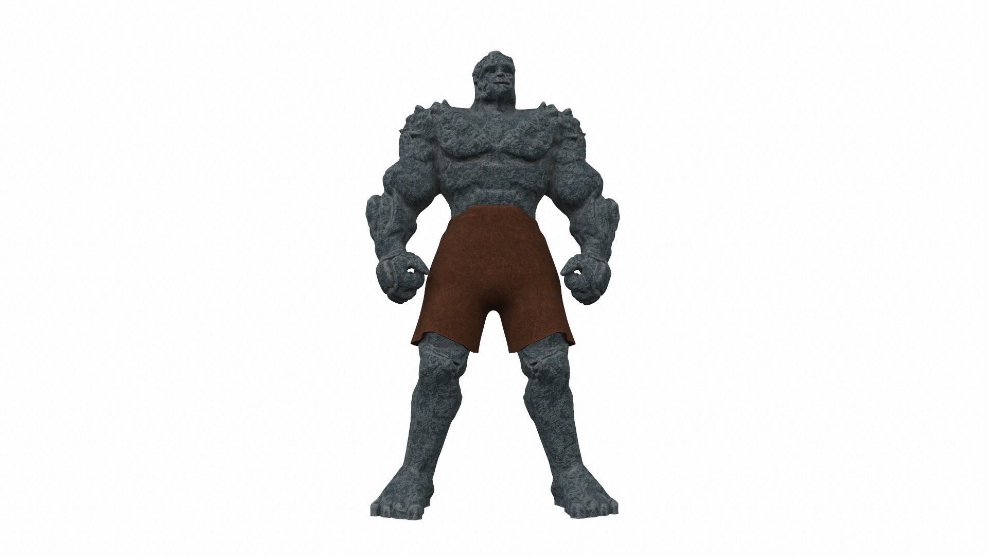 Korg kronan base - stone warrior from comics 3D model_1