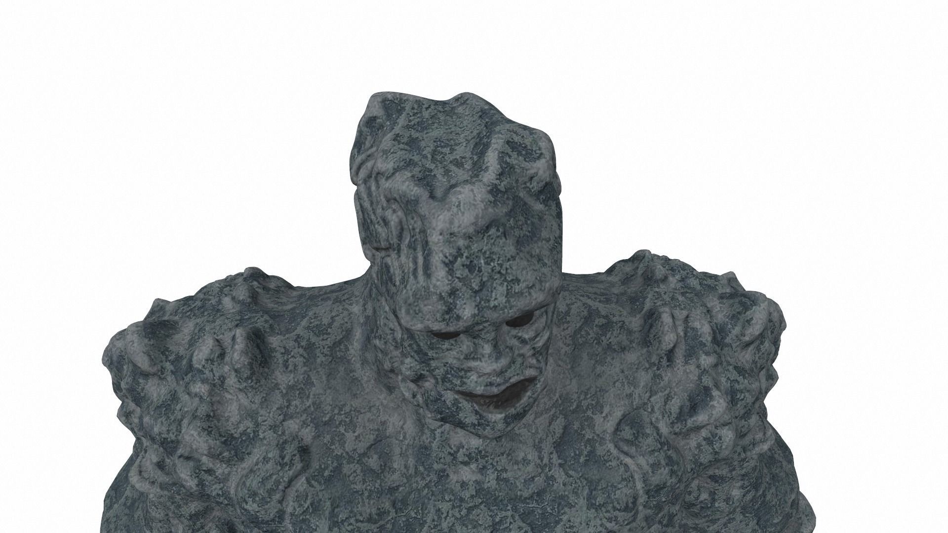 Korg kronan base - stone warrior from comics 3D model_9