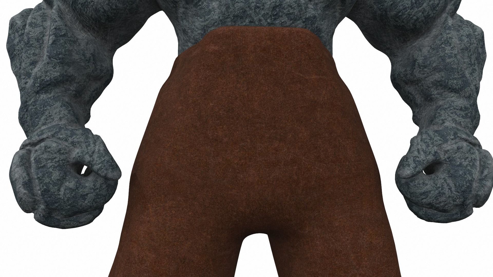 Korg kronan base - stone warrior from comics 3D model_11