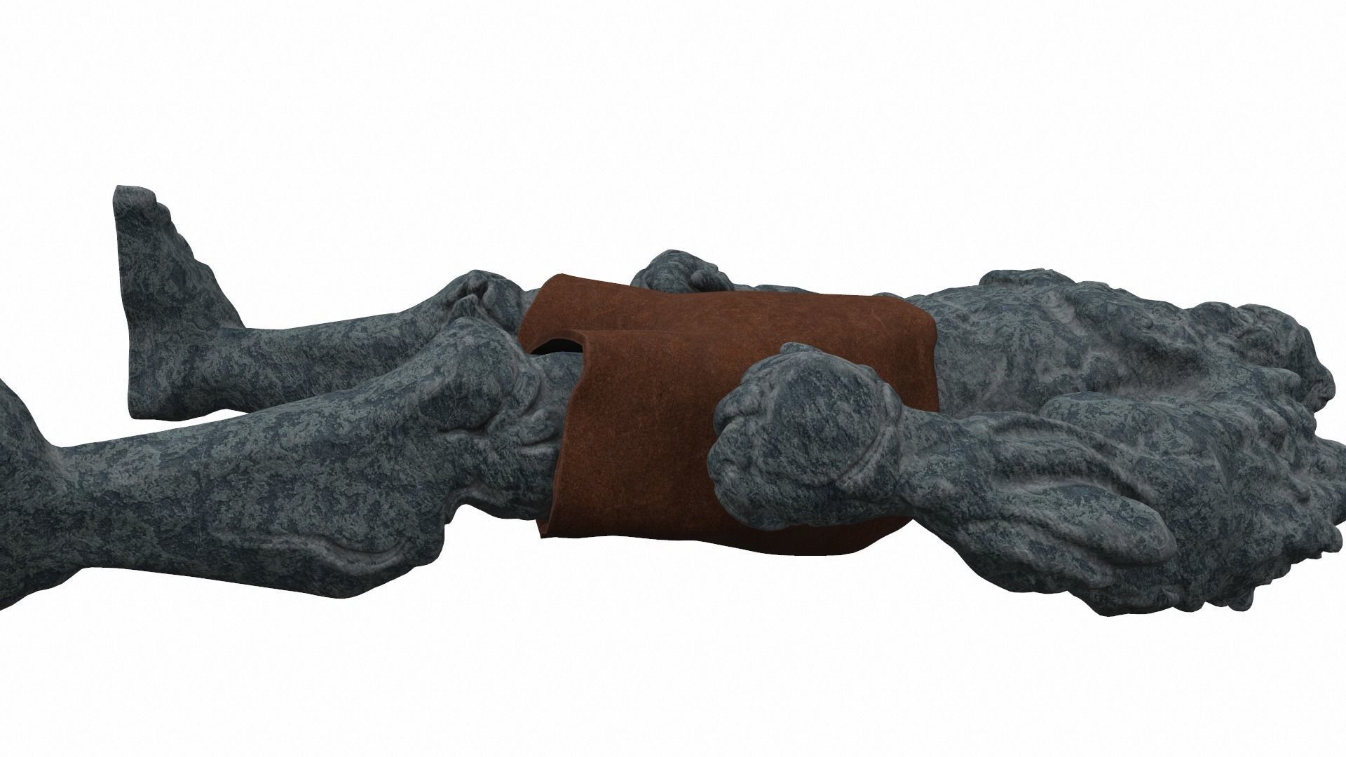 Korg kronan base - stone warrior from comics 3D model_7
