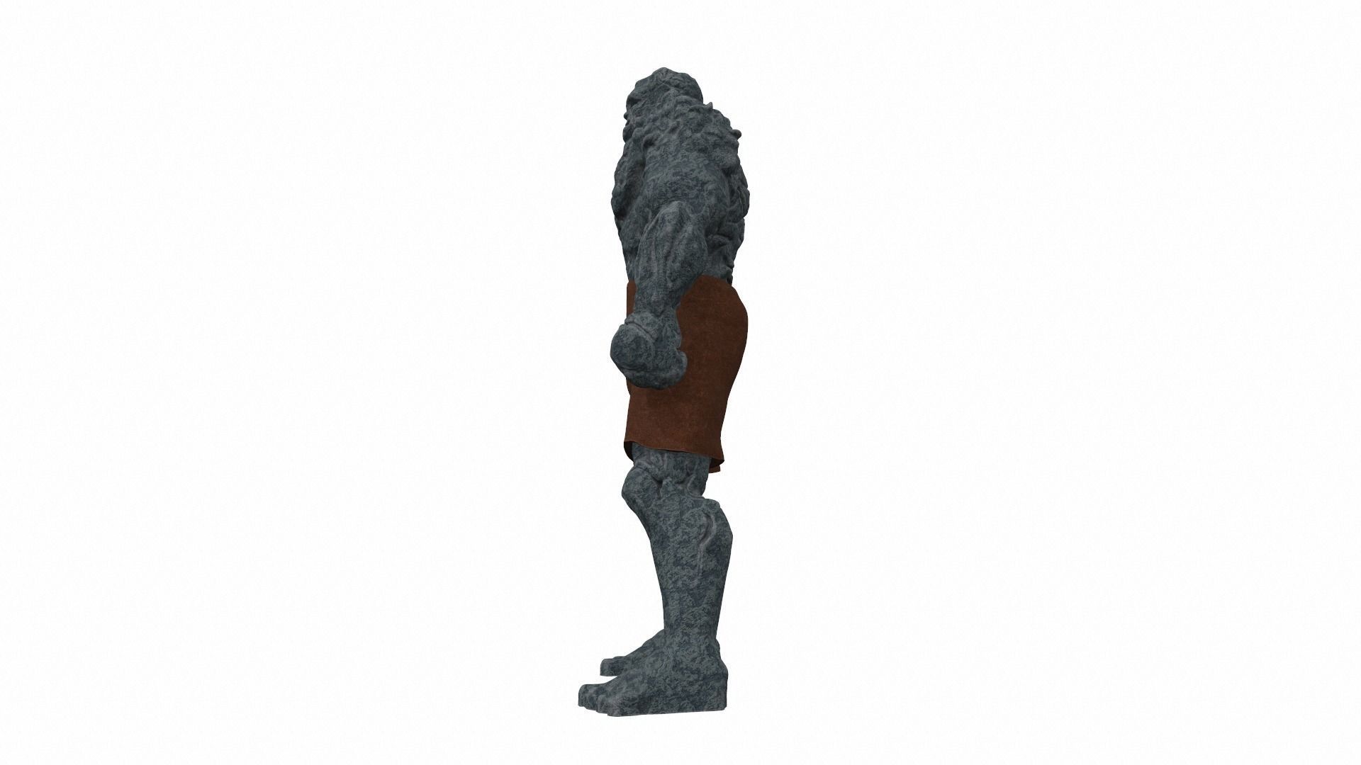 Korg kronan base - stone warrior from comics 3D model_2