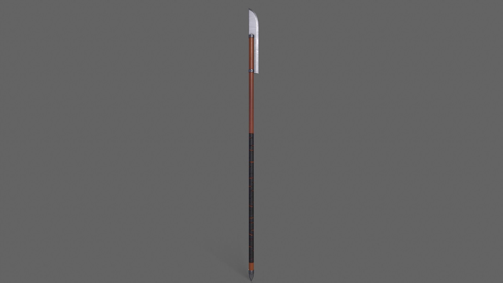 PBR Polearm Low-poly 3D model_15