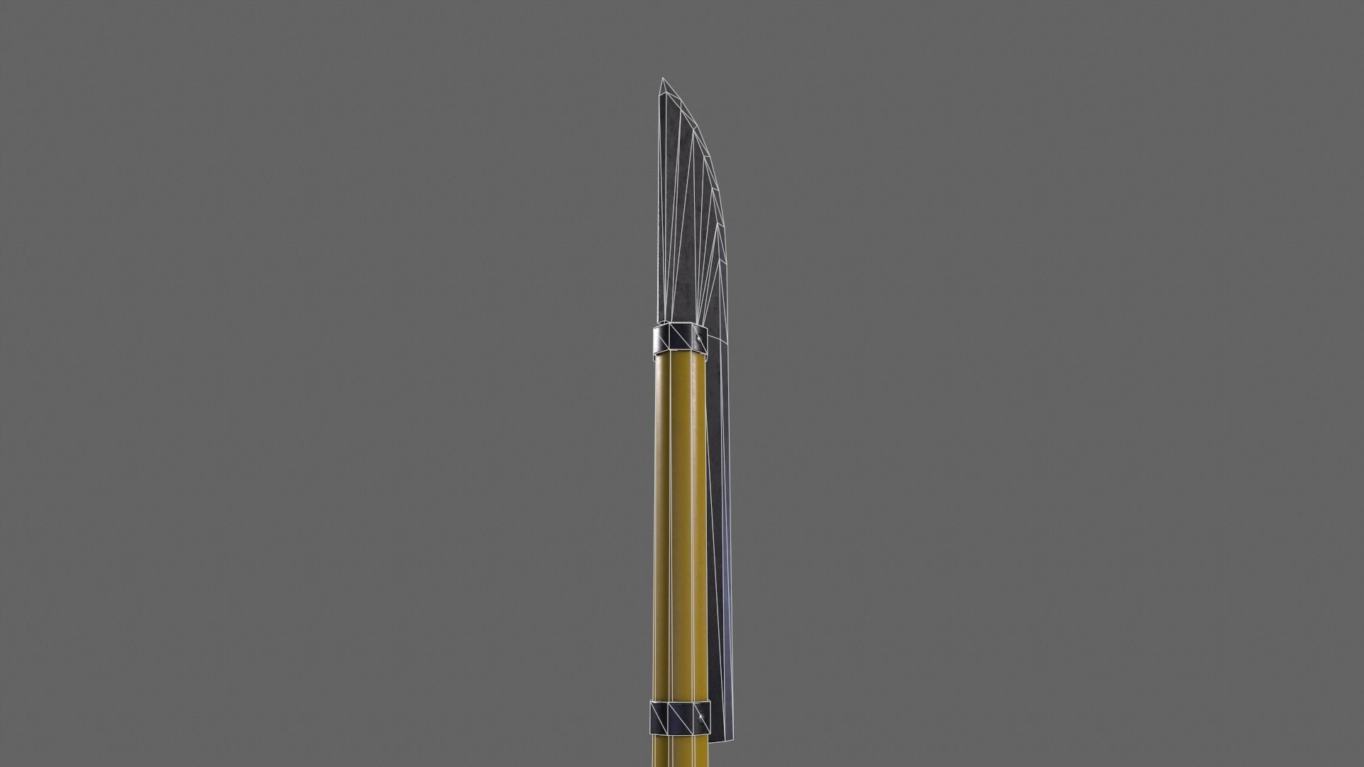 PBR Polearm Low-poly 3D model_41