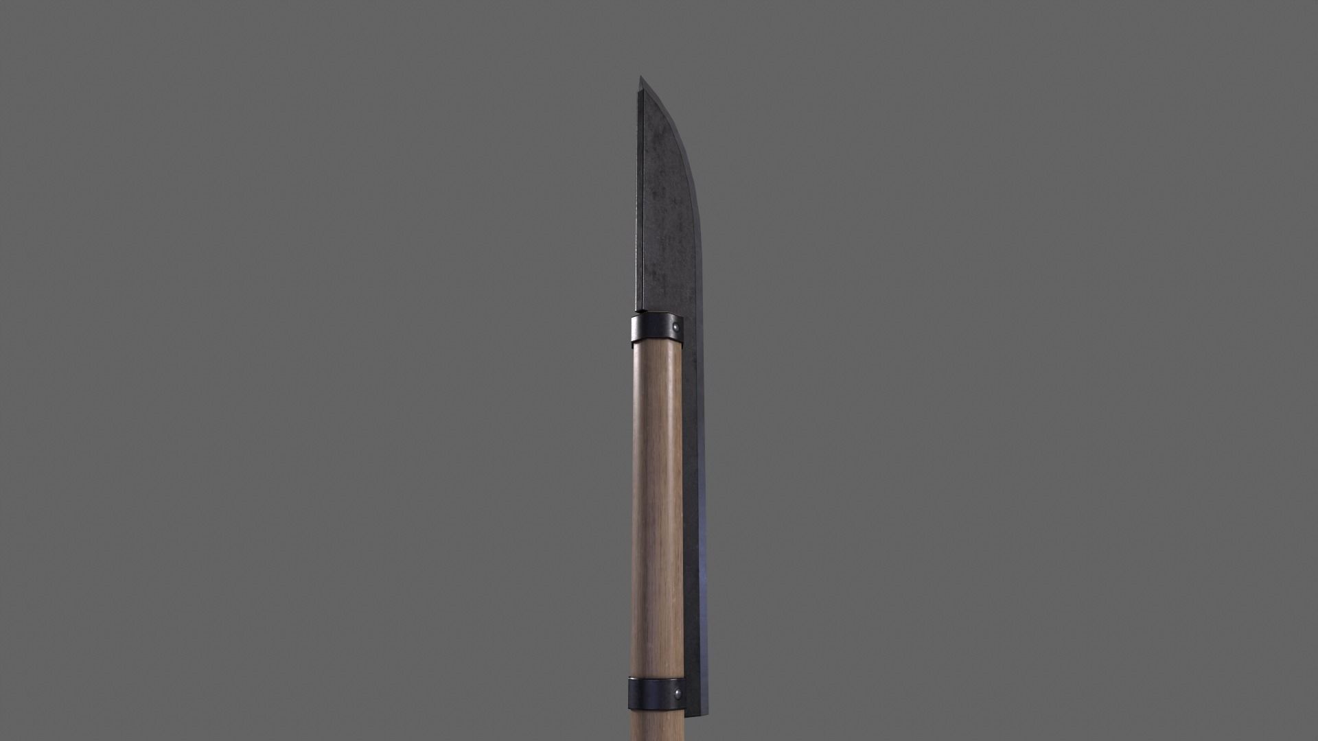 PBR Polearm Low-poly 3D model_29