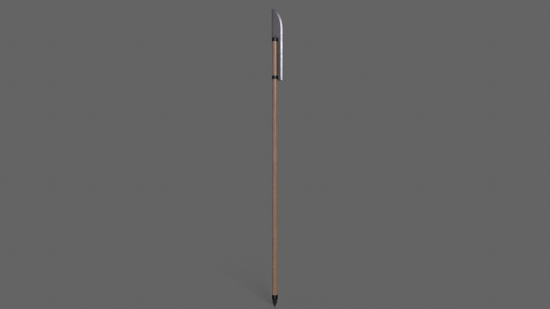 PBR Polearm Low-poly 3D model_14