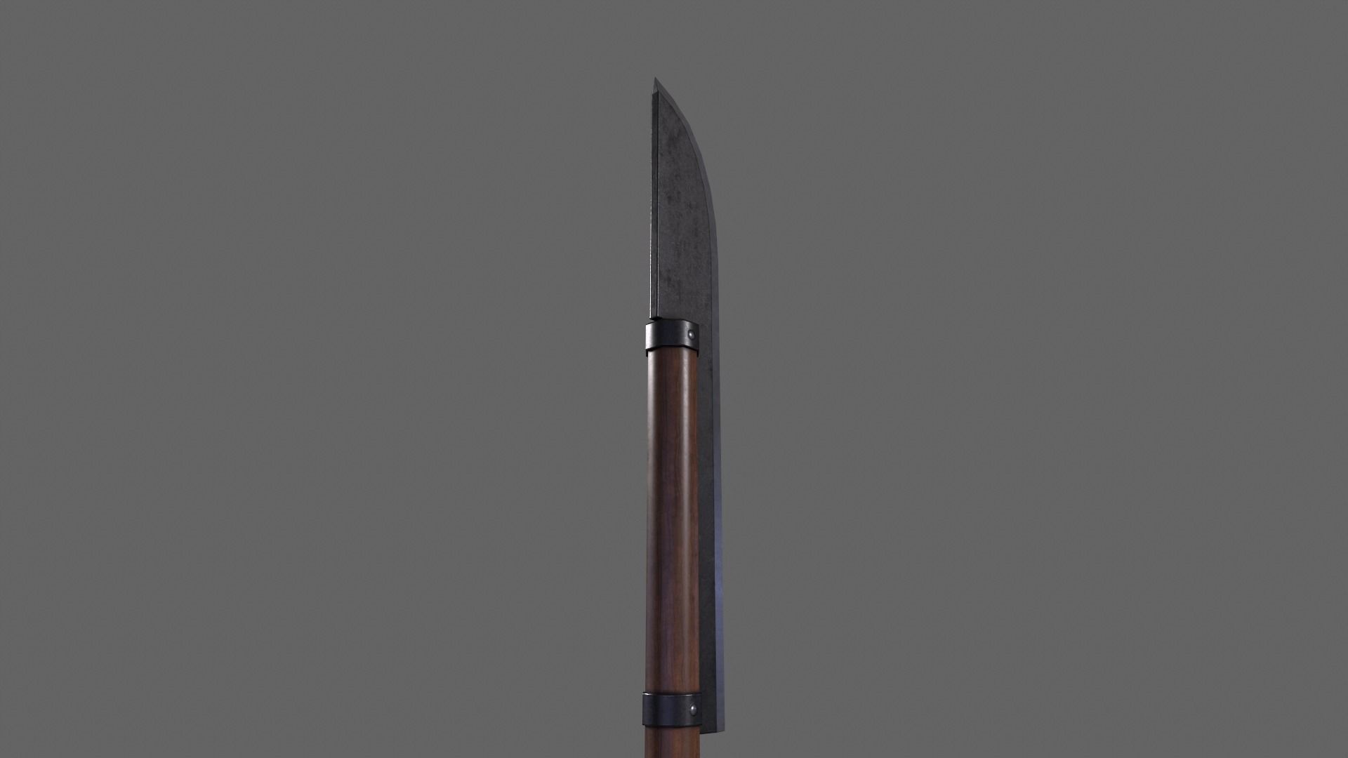 PBR Polearm Low-poly 3D model_32