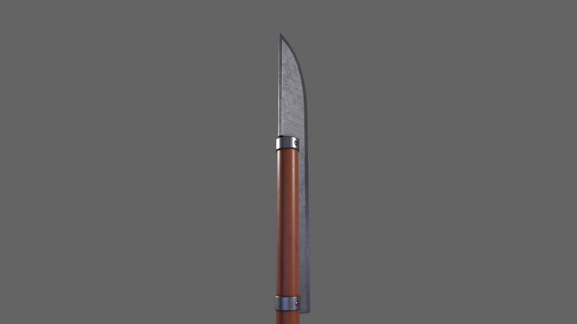 PBR Polearm Low-poly 3D model_30