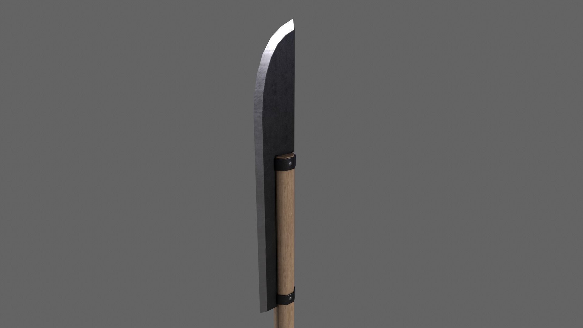 PBR Polearm Low-poly 3D model_24