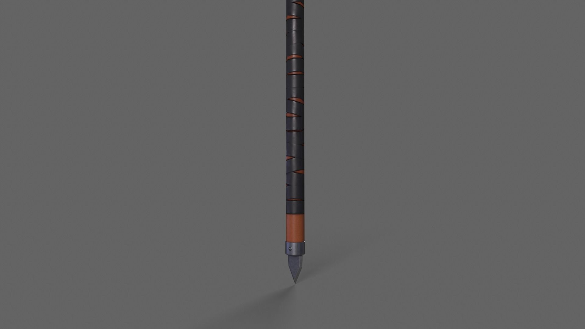 PBR Polearm Low-poly 3D model_20