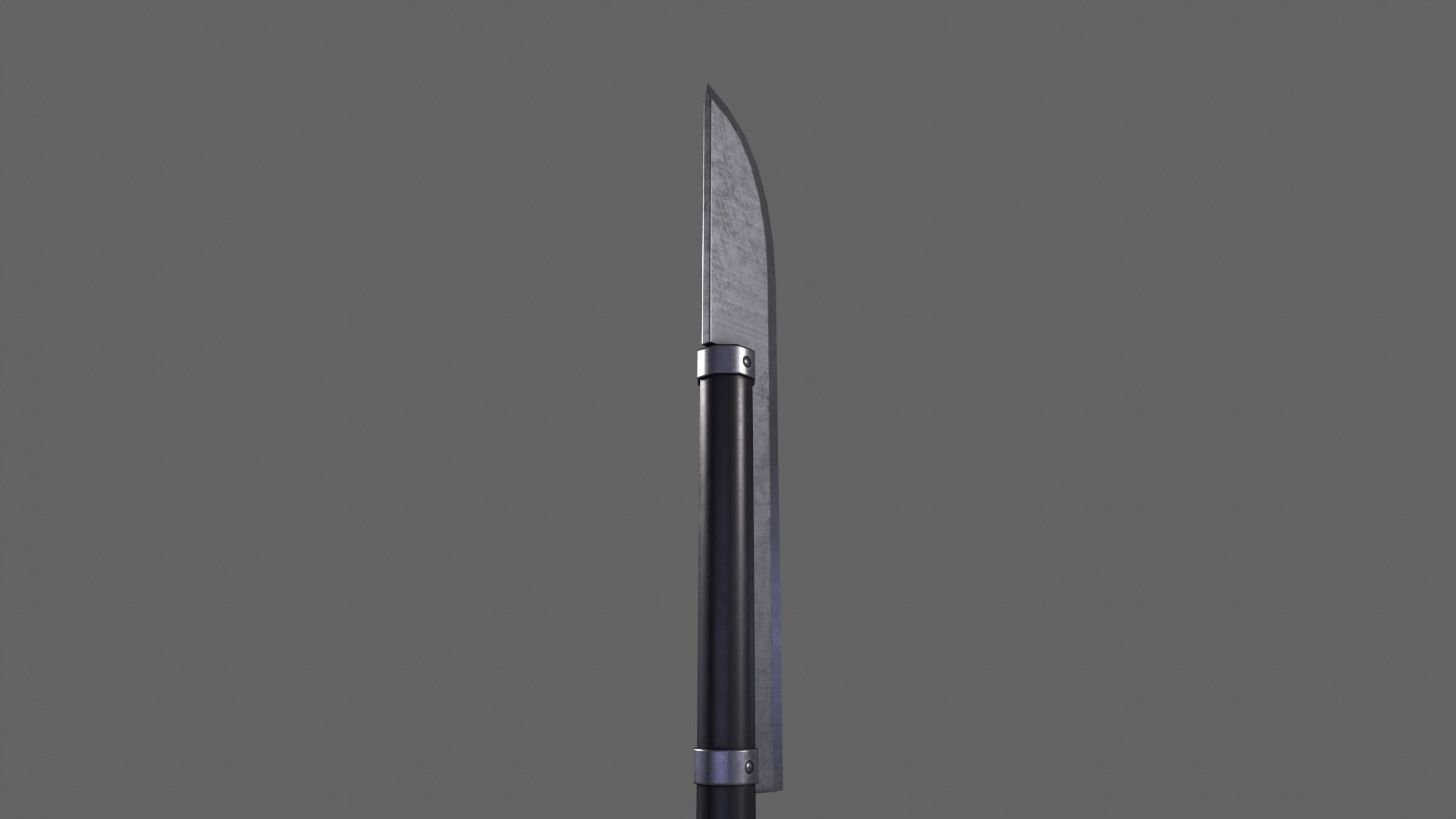 PBR Polearm Low-poly 3D model_28