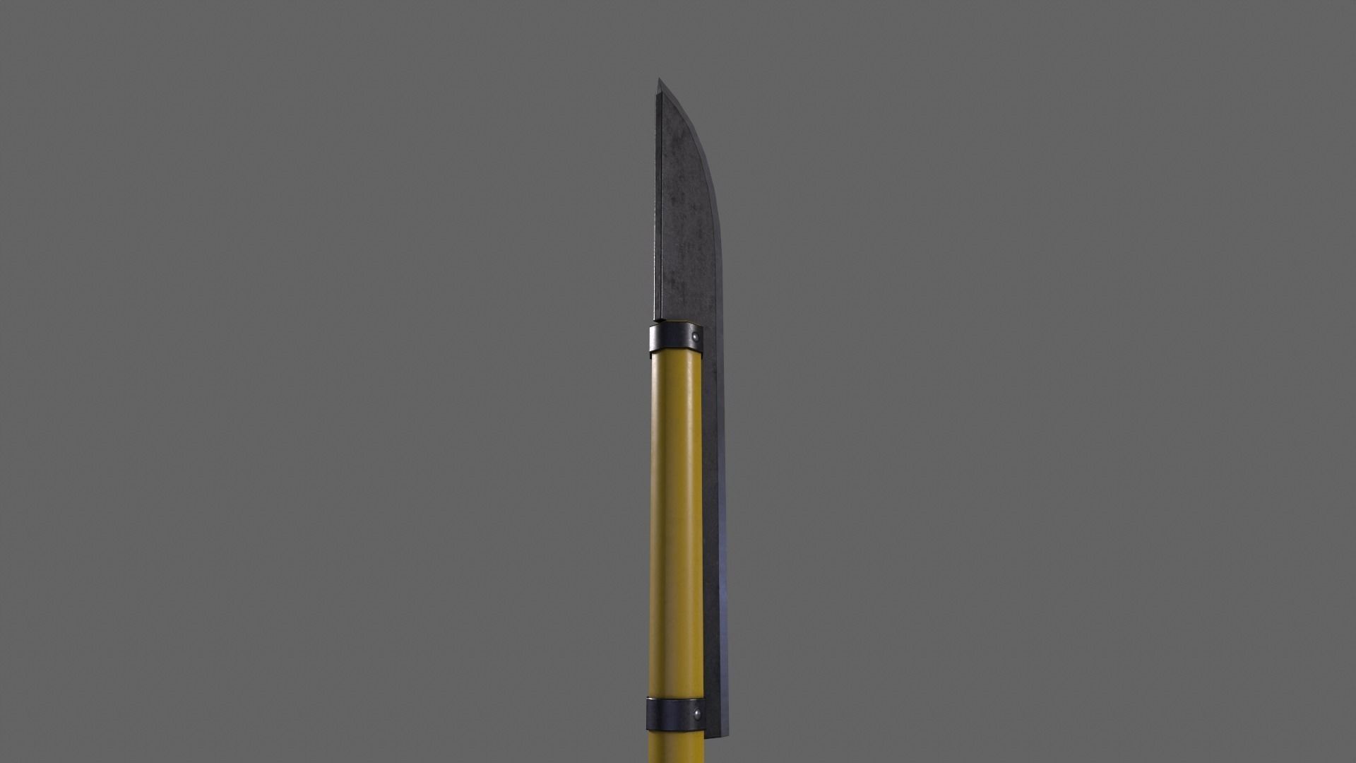 PBR Polearm Low-poly 3D model_40