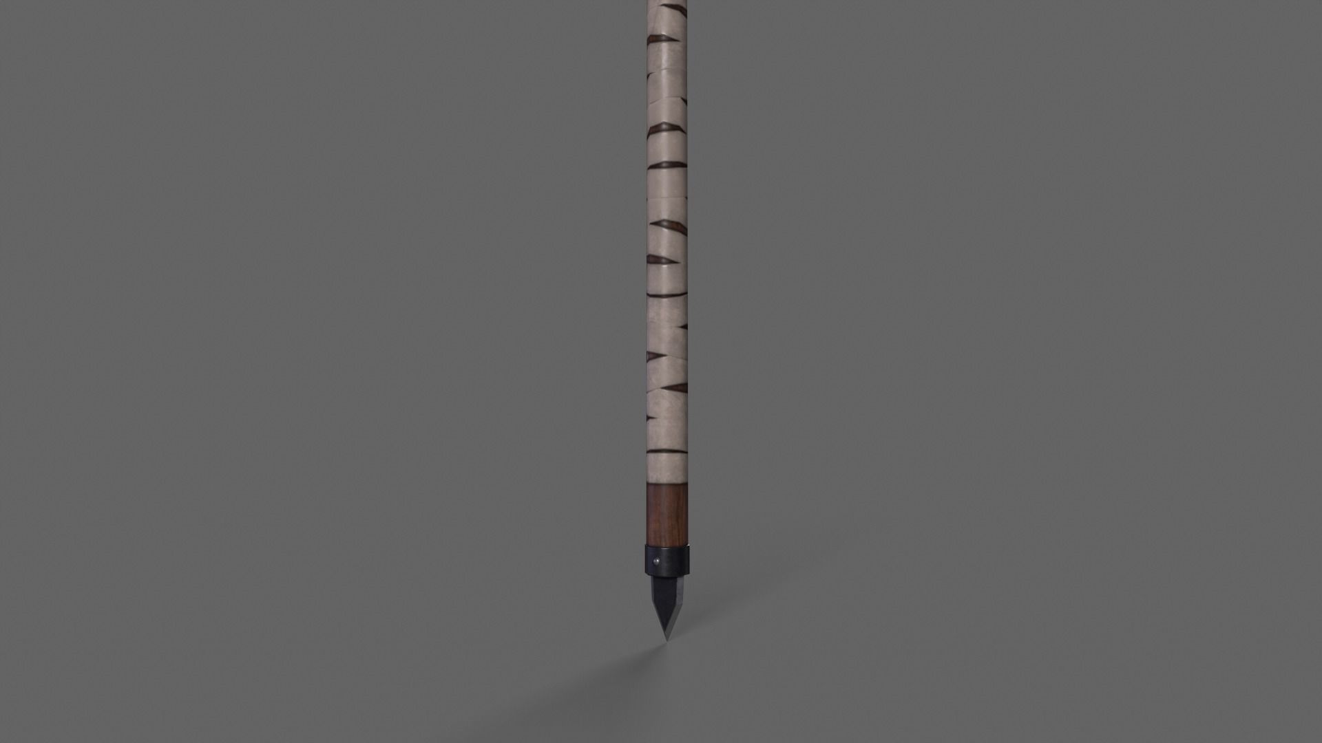 PBR Polearm Low-poly 3D model_22