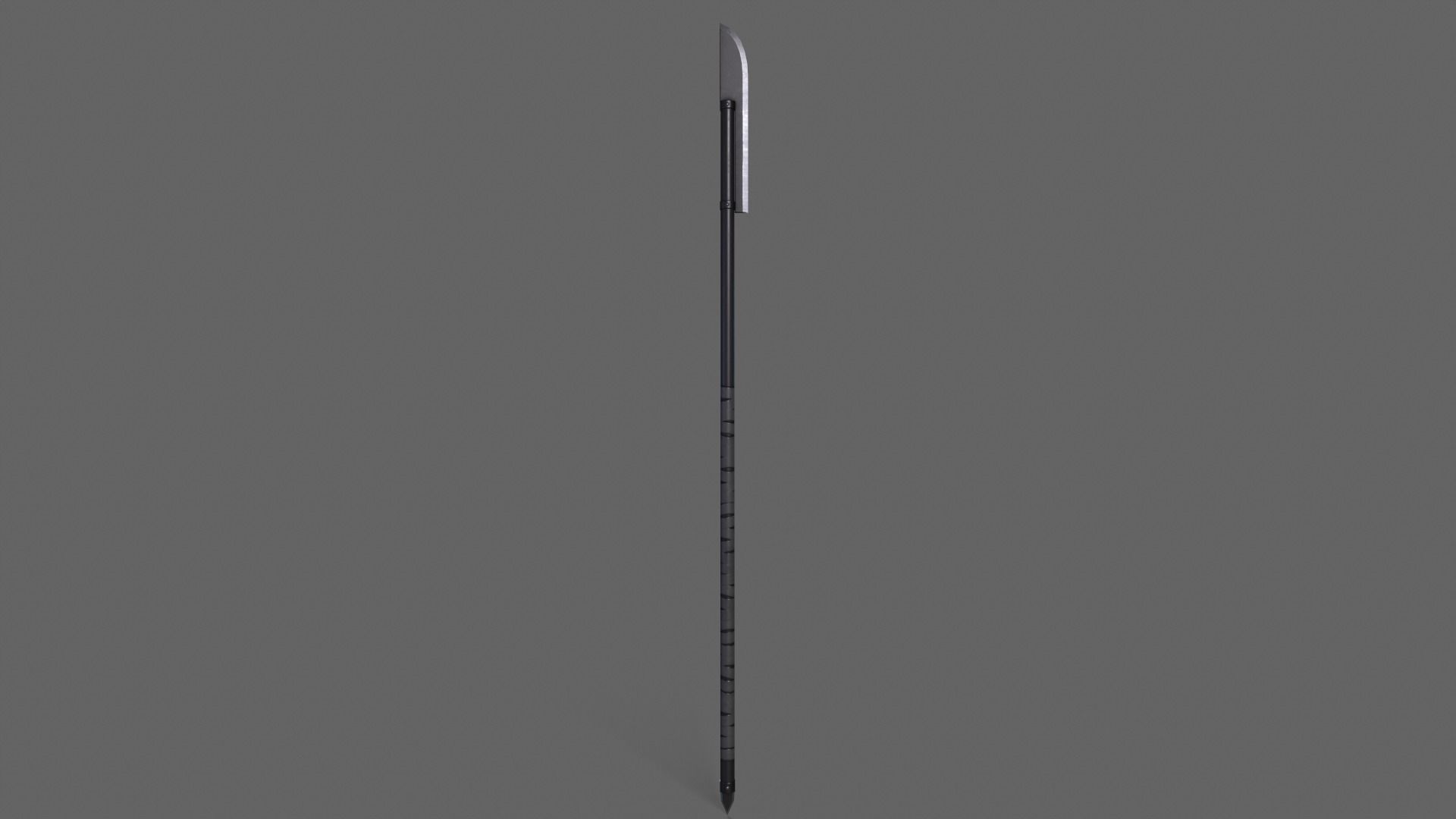 PBR Polearm Low-poly 3D model_16