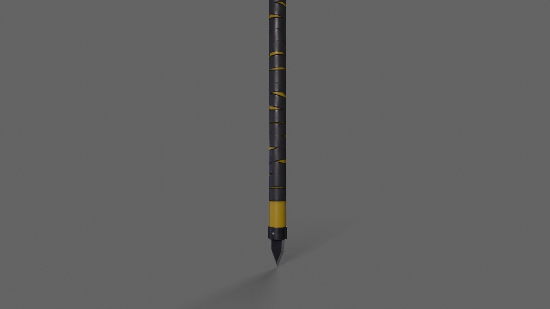 PBR Polearm Low-poly 3D model_36