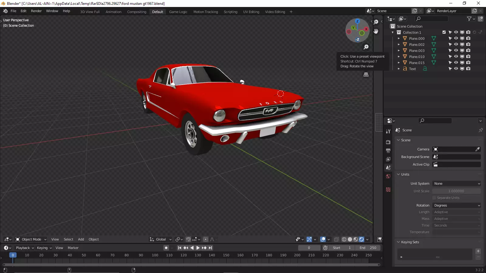 classic car 3D print model