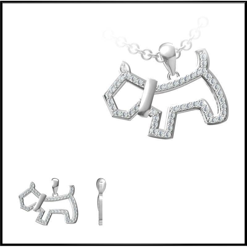 4000 Pendant Earrings Set Jcd models with 1 render 3D print model_57