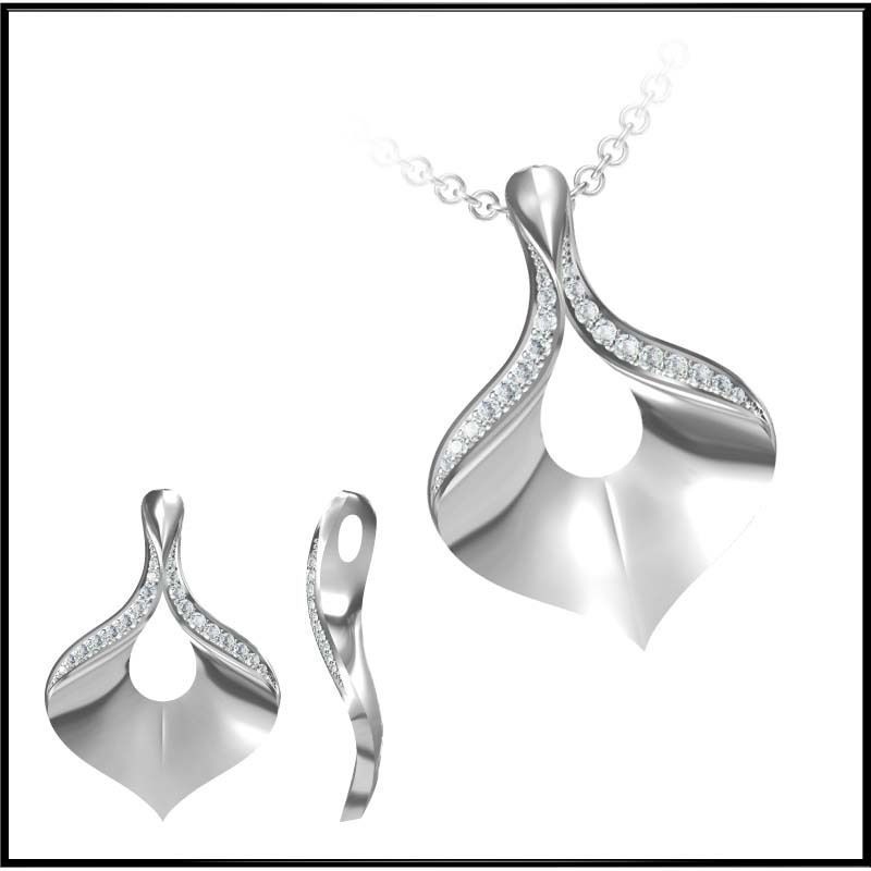 4000 Pendant Earrings Set Jcd models with 1 render 3D print model_134