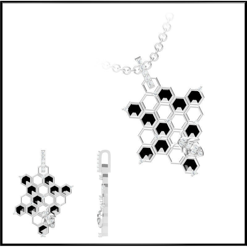 4000 Pendant Earrings Set Jcd models with 1 render 3D print model_96