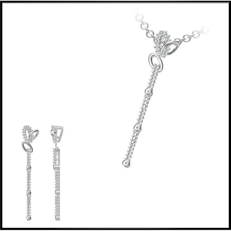 4000 Pendant Earrings Set Jcd models with 1 render 3D print model_106