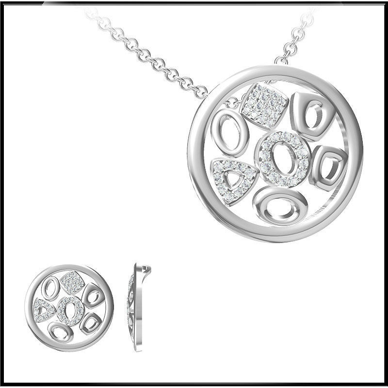 4000 Pendant Earrings Set Jcd models with 1 render 3D print model_42