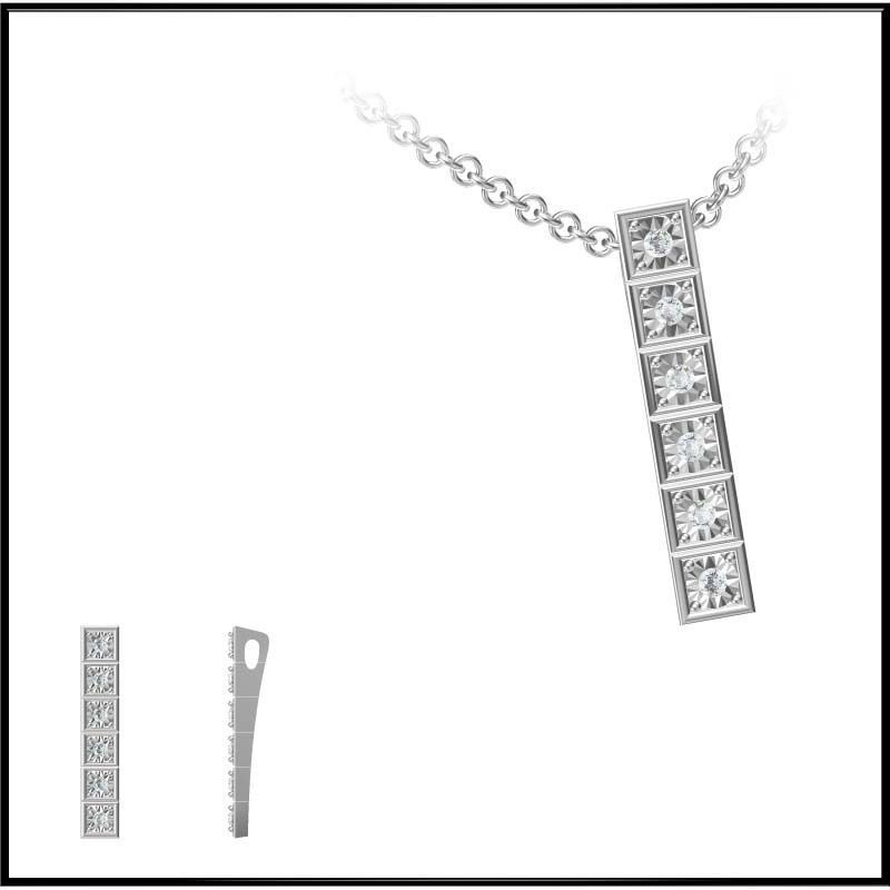 4000 Pendant Earrings Set Jcd models with 1 render 3D print model_35