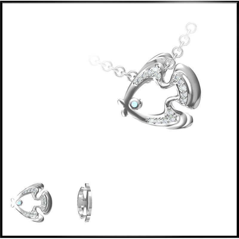 4000 Pendant Earrings Set Jcd models with 1 render 3D print model_25