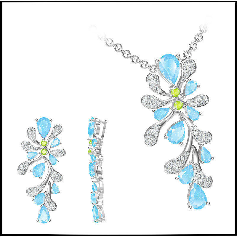 4000 Pendant Earrings Set Jcd models with 1 render 3D print model_104