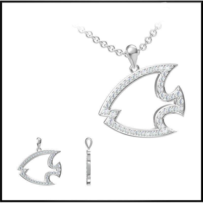 4000 Pendant Earrings Set Jcd models with 1 render 3D print model_54